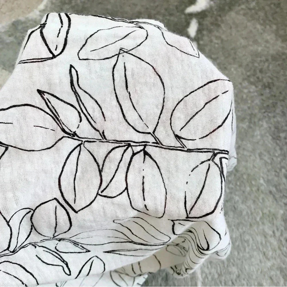 Cynthia Rowley Linen Drop Sleeve Top - Picture 8 of 12